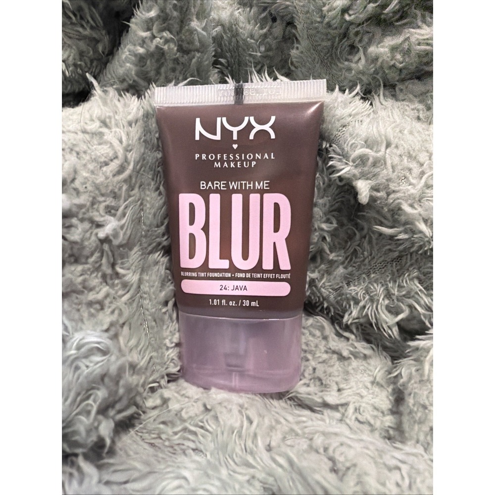 NYX MAKEUP BARE WITH ME BLUR Blurring Tint Foundation 24 Java Sealed